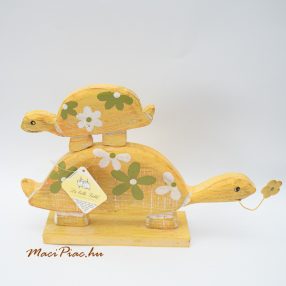   Fából készült teknősbékák dekoráció La belle Table accessories címkés