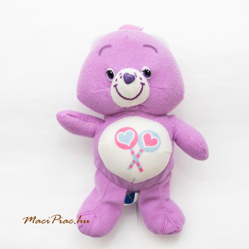 Gondos bocsok CARE BEARS Share Bear Osztozó bocs plüss lila maci 