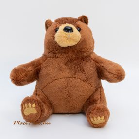   Plüss maci, medve arany színű hímzett talpakkal  Berlin CorneliBen