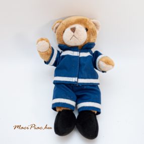   Plüss maci tűzoltó ruhában FIRE Fighters Charity tűzoltók kabalája 