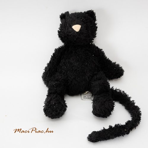 Plüss fekete cica, macska CAT Jellycat