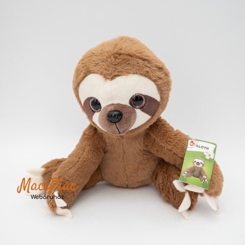 Plüss lajhár SLOTH (Egzotikus plüssök) 2023 Penny Állatkerti állatok Címkés! Új! Ritkaság! Villám