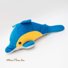 Plüss kék delfin (akasztós)
