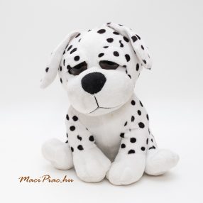   Plüss kutya nagy szemű ülő dalmata kölyök (akasztóval) eredeti Laurana Products