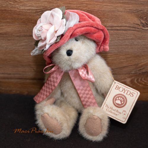 Plüss vintage  maci , maci hölgy Teddy The Head Beam Collection BOYDS 1988-2002 Rosanna Dubeary