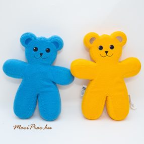   IKEA/PS BRUM plüss UNICEF maci hajlítható végtagokkal (sárga)