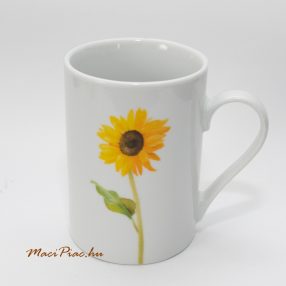   Napraforgó mintás porcelán teés, kávés bögre ARTE VIVA Tina Stilani