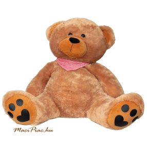   Plüss óriás maci rózsaszín kendővel Újszerű! bontatlan csomagolásban 