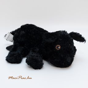 Plüss puha fekete kutya báb IKEA KLAPPAR DJUR