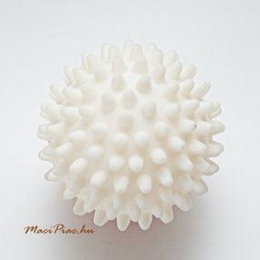 Tüskés masszírozó labda fehér, 6 cm átmérőjű
