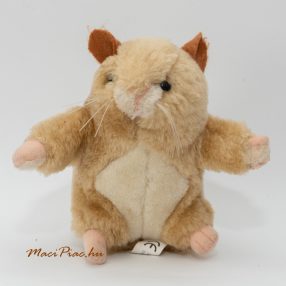   Plüss Vintage aranyhörcsög, hörcsög tépőzáras mancsokkal eredeti angol SALCO HARLOW (hasát megnyova sipog)