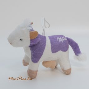 Plüss Milka tehén,  boci akasztós