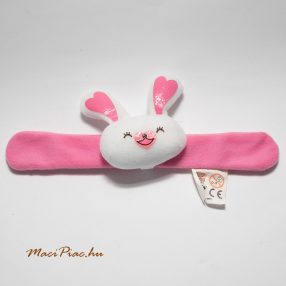 Ki gyereknek nyuszis ráppattintható karkötő, karra 