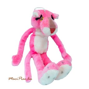   Rózsaszín párduc 1981-es plüss mesehős nagyobb méretű akasztható Ritkaság! Régiség!