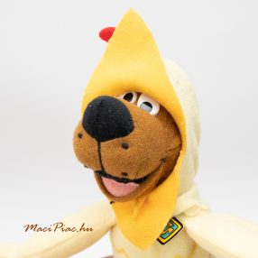 Plüss kutya mesehős Scooby-Doo kakas jelmezben 