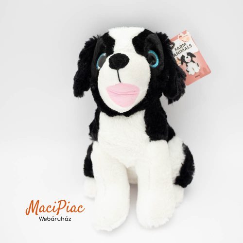 Plüss Penny FARM ANIMALS  Plüsstanya KÓPÉ csillogó szemű kutya, címkés új!