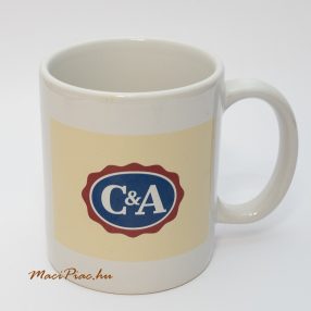 C&A logos kerámia fehér bögre 