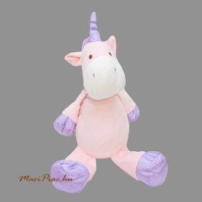   Plüss rózsaszín ölelnivaló, csörgős unikornis babáknak