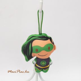   Mc donalds 2021 plüss figura DC Super-Pets Happy Meal® Toys!  Szuperhős zöld Rtikaság