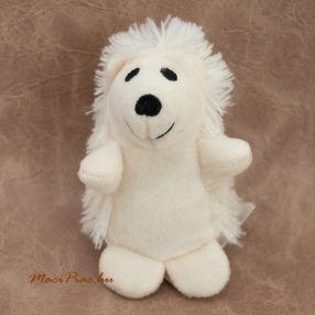 Plüss fehér albínó sün, süni, sündisznó Ritkaság! 
