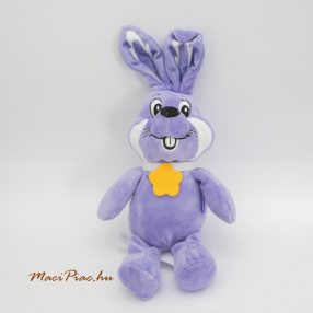   Plüss Milka nyúl, nyuszi sárga filc virággal a nyakában ritkaság!
