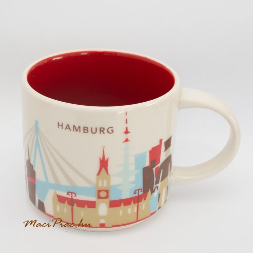 Vastag falú kerámia HAMBURG felíratos kávés bögre STARBUCKS Zürich City Kaffee Tasse  STARTBUCKS YOU ARE HERE Collection Gyüjtőknek!