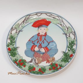   UNICEF porcelán VINTAGE fali gyűjthető dísztányér HEINRICH Villeroy&Boch W.Germany Ritkaság!