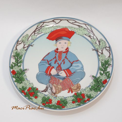 UNICEF porcelán VINTAGE fali gyűjthető dísztányér HEINRICH Villeroy&Boch W.Germany Ritkaság!