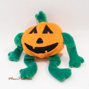   Vintage TY Beanie Baby Halloween Pumpkin 1998 plüss tök figura Ritkaság! 