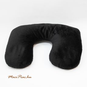   Nyakpárna 2 az 1-ben polisztirol gyöngy töltetű fekete színű (átalakítható téglalap alakú párnává) Boots