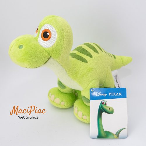 Plüss Diseny zöld dínó, dinoszaurusz ARLO Apatoszaurusz The Good Dinosaur Dínó tesó meséből Címkés, új!