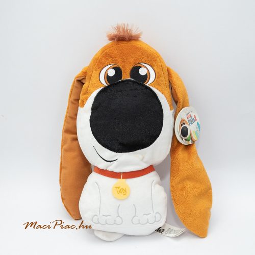 A kis kedvencek titkos élete" című rajzfilmből egy új, címkés plüss kutya (Basset Hound), "Papa" figurája. puha, párna szerű Pets 2 Coop