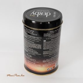 Férfi dezodor hengeres levehető tetejű fémdoboz