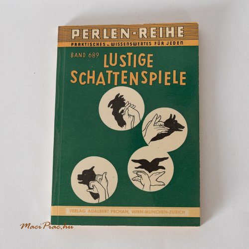  1960 Lustig Schattenspiele von Fritz Mertens - 1960-as Fritz Mertens Vicces Árnyjátékai zsebkönyv