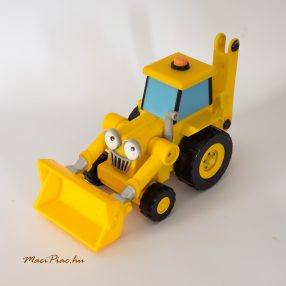  Használt 2001-es Hasbro Bob the Builder - Bob a mester Scoop építőipari játék autó 