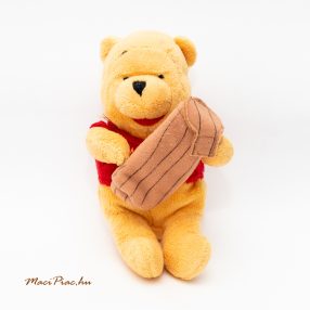   Használt Disney Micimackó Winnie the Pooh feliratú pólóval és cipzáras farönkkel plüss