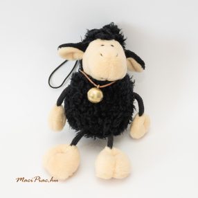   Használt Nici Toys akasztható fekete bárány csengővel plüss