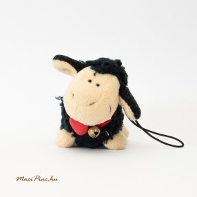   Használt Nici Toys akasztható fekete bárány csengővel plüss