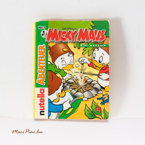 Használt német Nr.1 Walt Disney Micky Maus Nutella Abenteur mini-magazin 