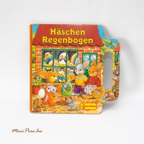   Használt 1995-ös Német Höschen Regenbogen mini könyv a Pertalozzi könyvkiadótól