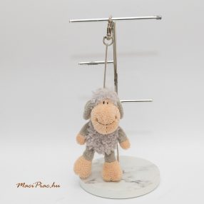 Nici Toys kulcstartó szürke bárány plüss