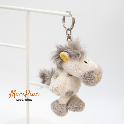 Nici Toys kulcstartó fehér ló plüss