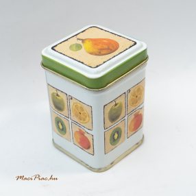 Szögletes levehető tetejű fémdoboz