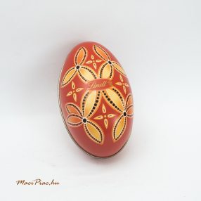 Régi húsvéti fém tojás bonbonier, dekoráció