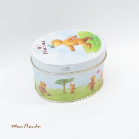   Hachez domború mintázatú levehető tetejű csokoládés fémdoboz