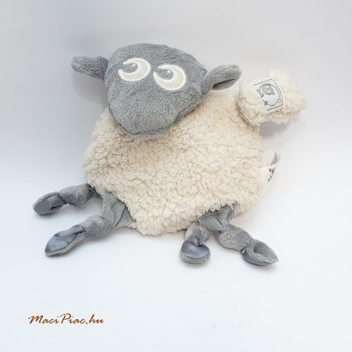 Bárány plüss  babáknak, alvók, alvó puha barát Sweet Dreamers Ewan The Dream Sheep Snuggly-Grey Tépőzárral rögzíthető