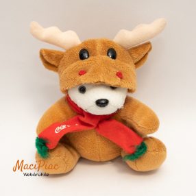 Coca-Cola plüss jegesmedve rénszarvas ruhában Rtikaság!