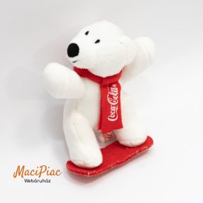 Coca-Cola Snowboardozó plüss jegesmedve