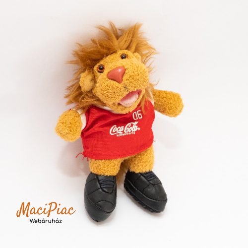 Coca-Cola plüss focimezes Goleo 06 oroszlán