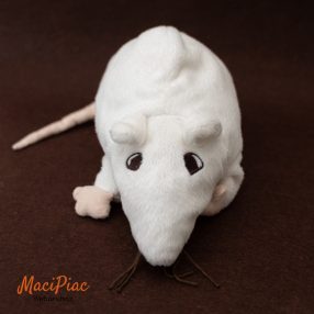 Ikea Gosig Ratta fehér plüss patkány Ritkaság! 